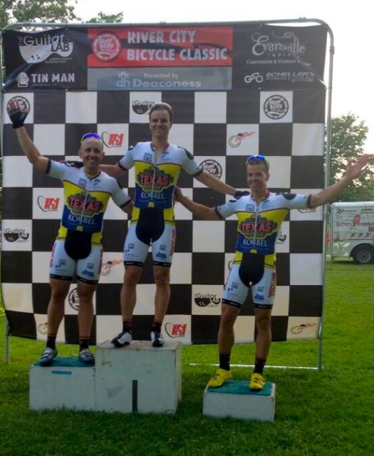 Owing the podium at the River City Bicycle Classic!